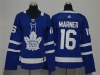 Women's Youth Toronto Maple Leafs #16 Mitchell Marner Blue Jersey