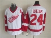 Detroit Red Wings #24 Chris Chelios 2002 CCM Vintage White Jersey