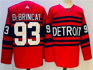 Detroit Red Wings #93 Alex DeBrincat Red Reverse Retro 2.0 Jersey