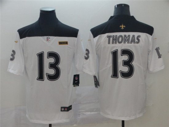 New Orleans Saints #13 Michael Thomas White City Edition Limited Jersey