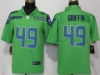 Seattle Seahawks #49 Shaquem Griffin Green Vapor Limited Jersey