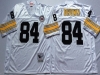 Pittsburgh Steelers #84 Antonio Brown Throwback White Jersey
