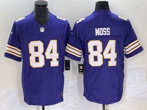Minnesota Vikings #84 Randy Moss Purple Classic Vapor F.U.S.E. Limited Jersey