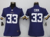 Women's Minnesota Vikings #33 Dalvin Cook Purple Vapor Limited Jersey