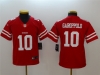 Youth San Francisco 49ers #10 Jimmy Garoppolo Red Vapor Limited Jersey