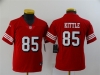 Youth San Francisco 49ers #85 George Kittle Red Alternate Vapor Limited Jersey