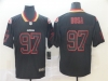 San Francisco 49ers #97 Nick Bosa Black Shadow Limited Jersey