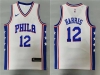 Philadelphia 76ers #12 Tobias Harris White Swingman Jersey