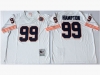 Chicago Bears #99 Dan Hampton Throwback White Jersey