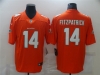 Miami Dolphins #14 Ryan Fitzpatrick Orange Vapor Limited Jersey