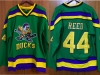 Anaheim Mighty Ducks #44 Reed CCM Green Movie Jersey