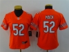 Women's Chicago Bears #52 Khalil Mack Orange Vapor Limited Jersey
