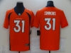 Denver Broncos #31 Justin Simmons Orange Vapor Limited Jersey