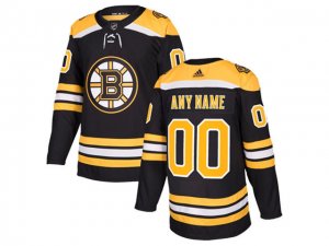 Boston Bruins #00 Home Black Custom Jersey