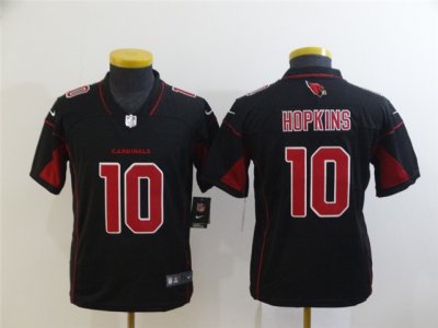 Youth Arizona Cardinals #10 DeAndre Hopkins Black Color Rush Limited Jersey