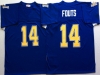 San Diego Chargers #14 Dan Fouts Throwback Blue Jersey