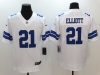 Dallas Cowboys #21 Ezekiel Elliott White Vapor Limited Jersey