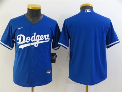 Youth Los Angeles Dodgers Royal Blue Cool Base Team Jersey