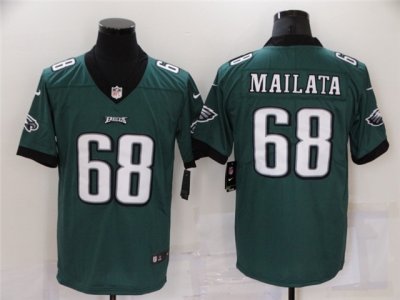 Philadelphia Eagles #68 Jordan Mailata Green Vapor Limited Jersey