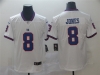 New York Giants #8 Daniel Jones White Color Rush Limited Jersey