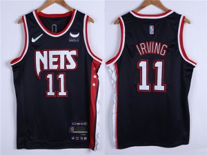 Brooklyn Nets #11 Kyrie Irving 2021-22 Black City Edition Swingman Jersey