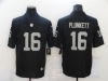 Las Vegas Raiders #16 Jim Plunkett Black Vapor Limited Jersey