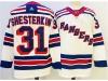New York Rangers #31 Igor Shesterkin White Jersey