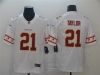 Washington Redskins #21 Sean Taylor White Team Logos Fashion Limited Jersey