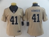 Women's New Orleans Saints #41 Alvin Kamara Gold Inverted Limited Jersey