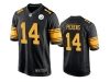 Pittsburgh Steelers #14 George Pickens Black Color Rush Vapor Limited Jersey