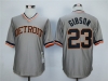 Detroit Tigers #23 Kirk Gibson Throwback Gray Jersey