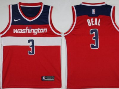 Washington Wizards #3 Bradley Beal Red Swingman Jersey