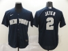 New York Yankees #2 Derek Jeter Navy 2020 Cool Base Jersey