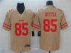 San Francisco 49ers #85 George Kittle Gold Inverted Limited Jersey