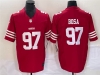 San Francisco 49ers #97 Nick Bosa Red Vapor F.U.S.E. Limited Jersey