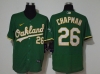 Oakland Athletics #26 Matt Chapman Green 2020 Flex Base Jersey