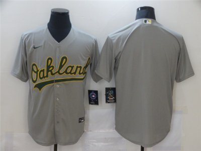 Oakland Athletics Blank Gray Cool Base Team Jersey