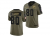 Cleveland Browns #80 Jarvis Landry 2021 Olive Salute To Service Limited Jersey