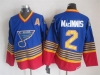 St. Louis Blues #2 Al MacInnis 1995 CCM Vintage Blue Jersey