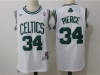 Boston Celtics #34 Paul Pierce White Hardwood Classics Jersey