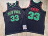New York Knicks #33 Patrick Ewing 1991-92 Neapolitan Hardwood Classics Jersey