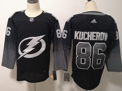 Tampa Bay Lightning #86 Nikita Kucherov Alternate Black Jersey
