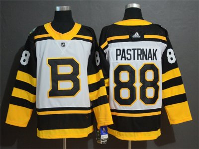 Boston Bruins #88 David Pastrnak White 2019 Winter Classic Jersey