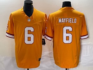 Tampa Bay Buccaneers #6 Baker Mayfield Orange F.U.S.E. Vapor Limited Jersey