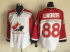 1998 Winter Olympics Team Canada #88 Eric Lindros CCM Vintage White Hockey Jersey