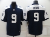 Dallas Cowboys #9 Tony Romo Thanksgiving Blue Vapor Limited Jersey