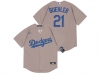 Los Angeles Dodgers #21 Walker Buehler Alternate Gary Cool Base Jersey