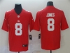 New York Giants #8 Daniel Jones Red Inverted Legend Limited Jersey