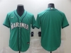 Seattle Mariners Blank Green Cool Base Team Jersey