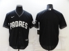 San Diego Padres 2021 All Black Fashion Cool Base Team Jersey